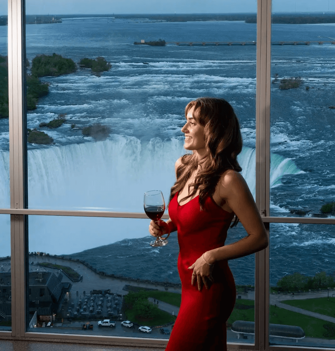 Guest enjoying the view from Niagara Falls Tower Observatory