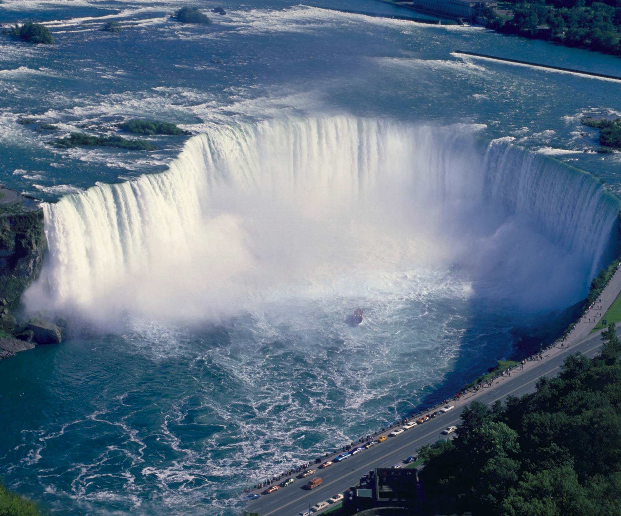 Hyatt Niagara Falls Hotel Horseshoe Falls Background